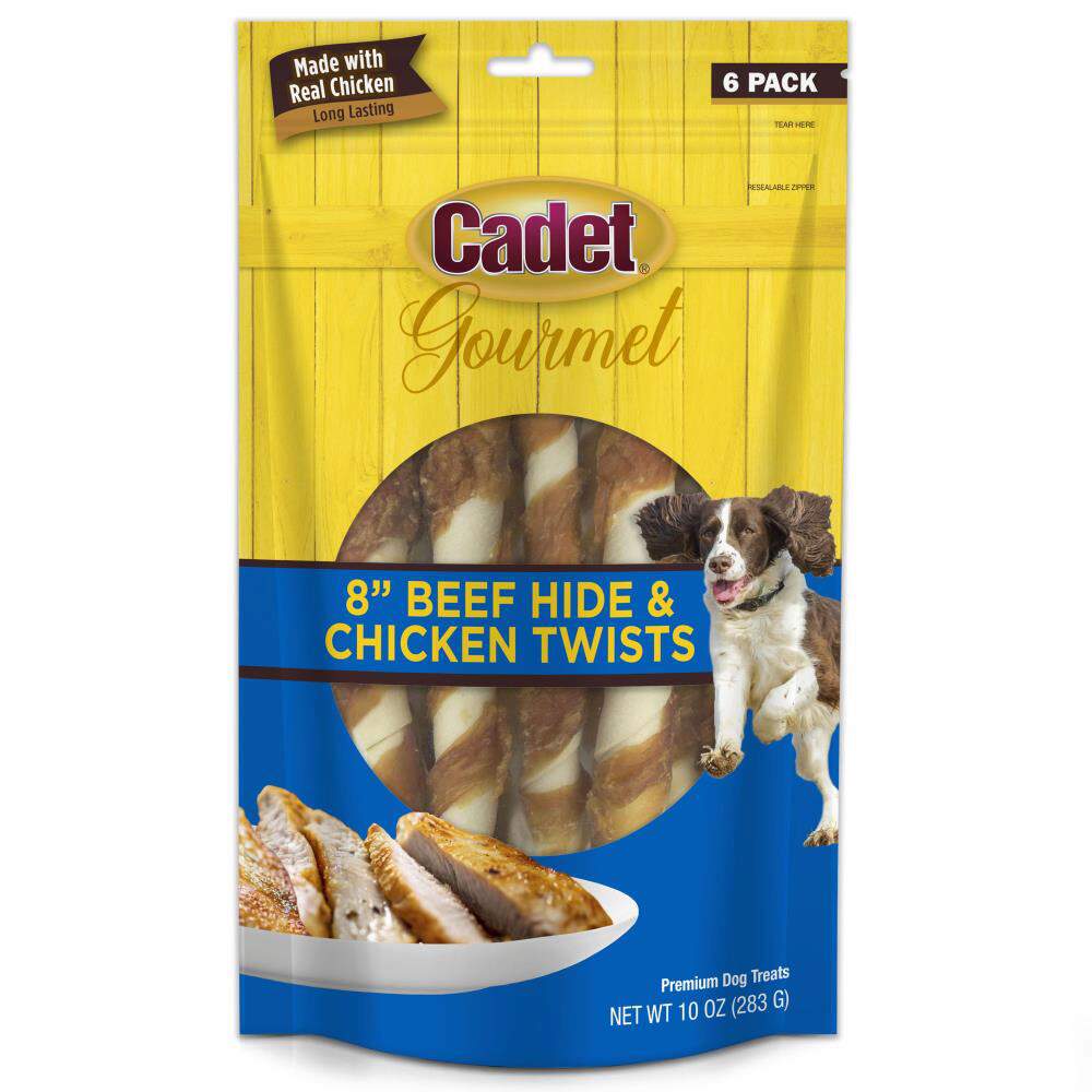 Cadet Gourmet Beef Hide Chicken Twists Cadet Pet