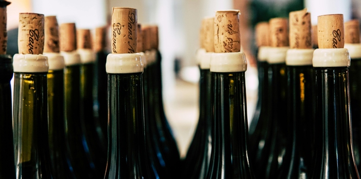 wine bottles