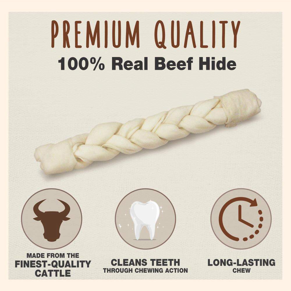 Cadet Braided Beef Hide Cadet Pet