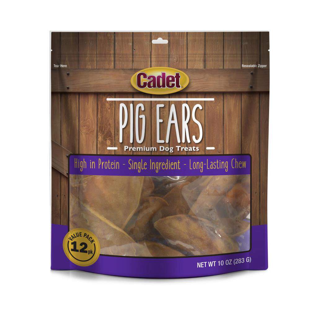 are pig ears better for a campeiro bulldog than rawhide ears