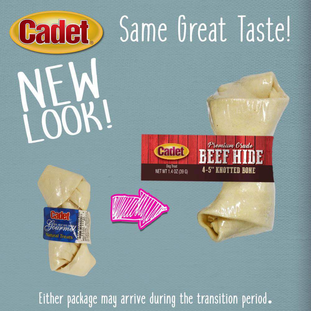 C00009Cadet Beef Hide Knotted Dog Chews 45inBeforeAfter