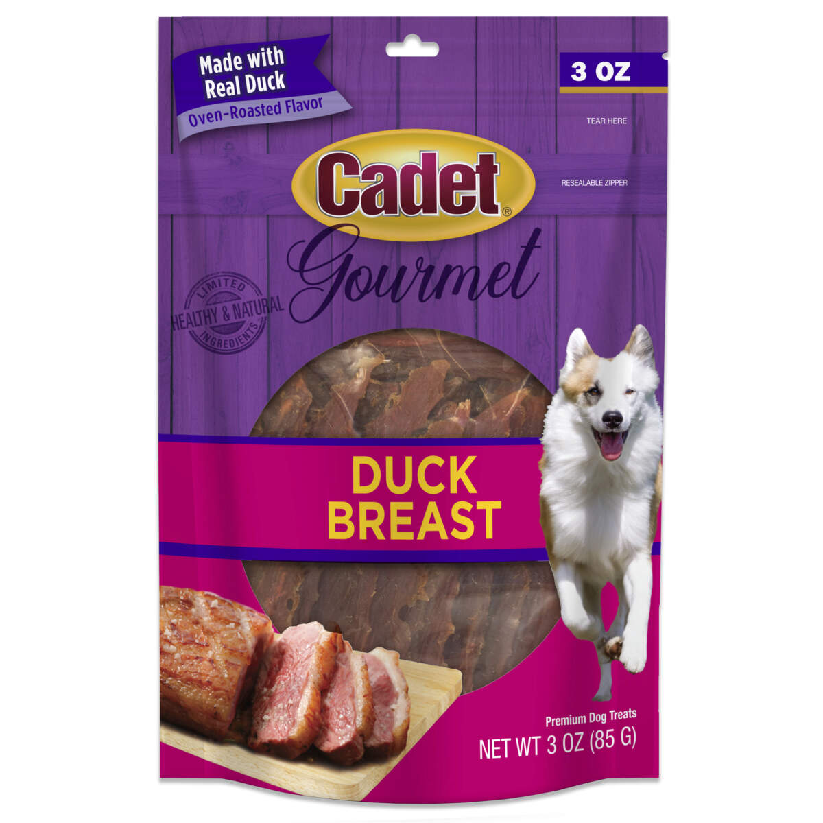 Duck Treats for Dogs Gourmet Duck Breast Fillets Cadet Pet