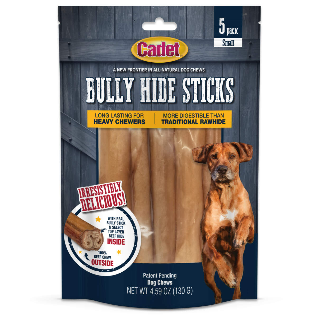 Bully Hide Sticks All Natural Dog Chews Cadet Pet
