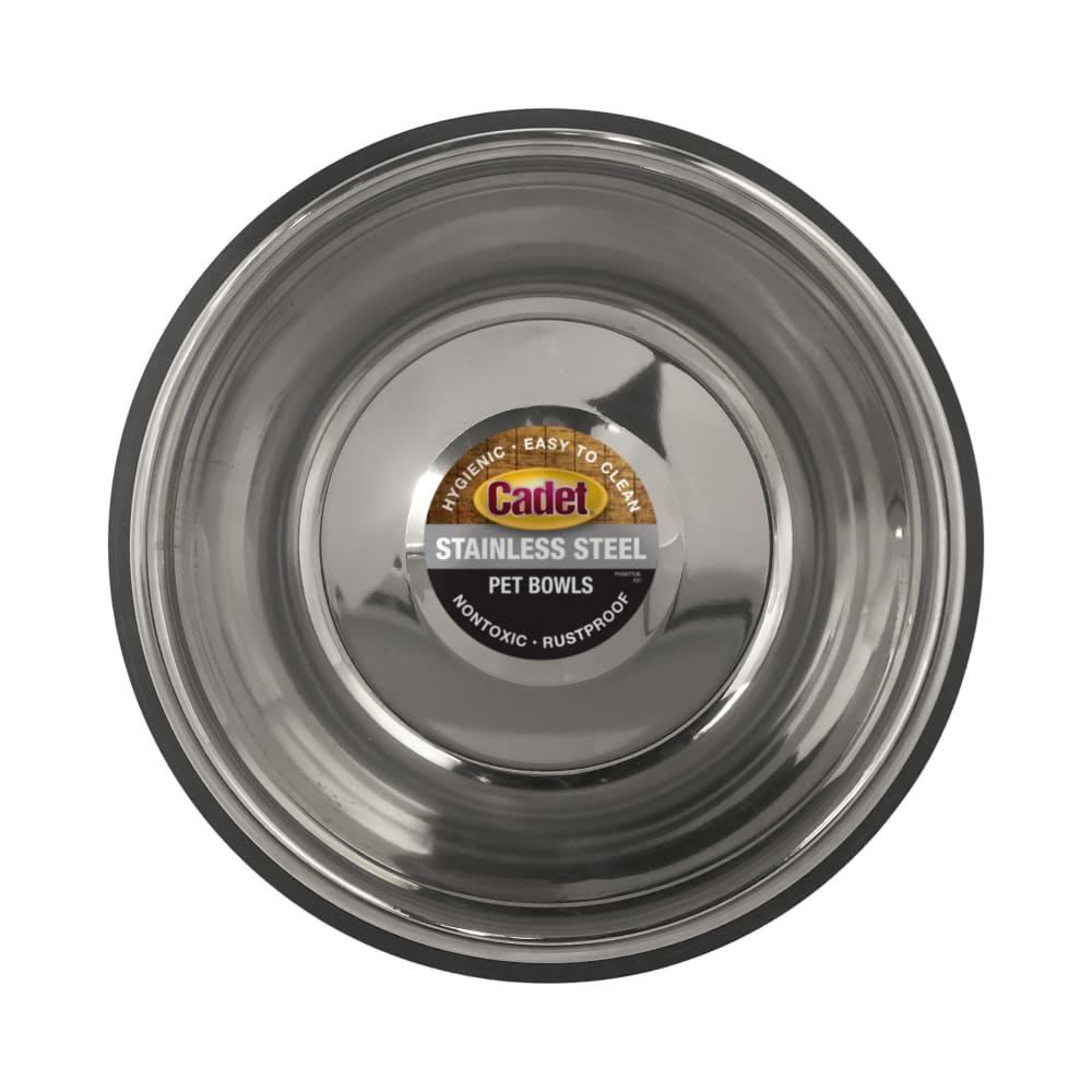 Stainless Steel Dog Bowl - 32oz (4 Cup) Non-Slip, Heavy Duty Dish For Medium/Large Dogs